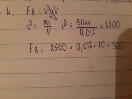 с физикой Определить выталкивающую силу, действующую на погруженное в машинноемасло (рм = 900 кг/м3)