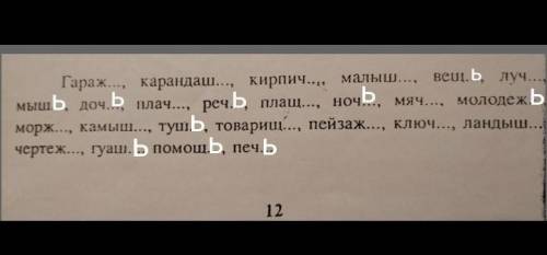 кто напишет правильно. Вставьте мягкий знак где нужно.​