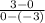 \frac{3-0}{0-(-3)}