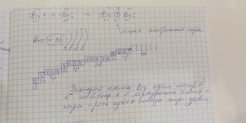 Сколько спаренных и не спаренных электронов у HCl,Br2 ​