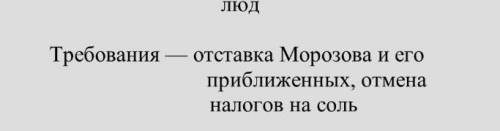 Цели и требования солевого бунта?