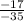 \frac{-17}{-35}