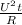 \frac{U^{2} t}{R}