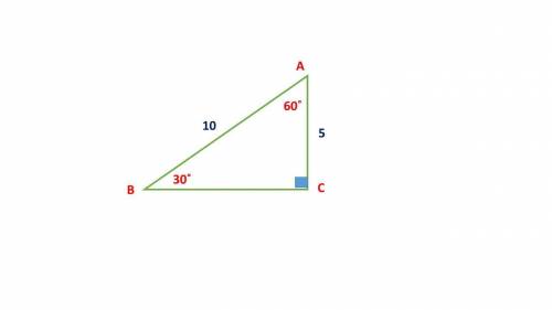 Сразу говорю нужно чтобы было Дано, найти, решение, ответ. в прямоугольном треугольнике ABC угол A=6
