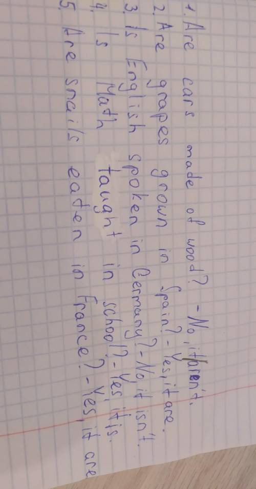 Выполнить упражнение на картине. Построить во предложения в пассивном залоге во времени Present Simp