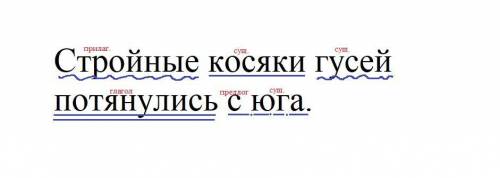 Выпиши и сделай синтаксический разбор выделенного предложения с характеристикой.предложение:Стройные