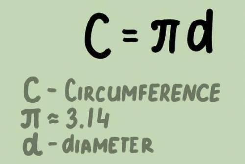 Как вычислить приблежённо длину окружности C диаметра d​ (это математика)