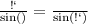 \frac{АС}{ \sin(В) } = \frac{АВ}{ \sin(С) } \\