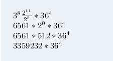 Найдите значение выражения (3⁴)²•2¹¹/4•36⁴