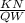 \frac{KN}{QW}