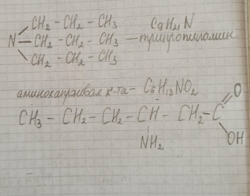 1 ) C9H21N2 ) y - аминокапроновая кислота Структурная формула ​