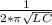 \frac{1}{2*\pi \sqrt{LC} }