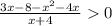 \frac{3x-8-x^{2}-4x }{x+4}0