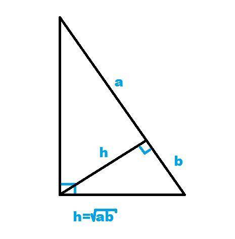 Очень надо с рисунком! Докажите что в прямоугольном треугольнике длина гипотенузы больше длины прове