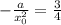 -\frac{a}{x_0^2}=\frac{3}{4}