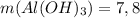 m(Al(OH)_3)=7,8