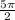 \frac{5\pi }{2}