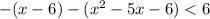 -(x-6)-(x^2-5x-6)