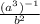 \frac{(a^3)^{-1}}{b^2}