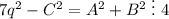 7q^2 - C^2 = A^2+B^2 \mathrel{\vdots} 4