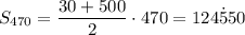 S_{470}=\dfrac{30+500}{2} \cdot 470=124 \. 550