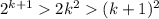 2^{k+1}2k^2(k+1)^2