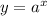 y=a^{x}