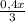 \frac{0,4x}{3}