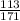 \frac{113}{171}