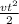 \frac{vt^2}{2}