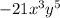 -21x^3y^5