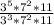 \frac{3^{5}*7^{2}*11 }{3^{3}*7^{2}*11}