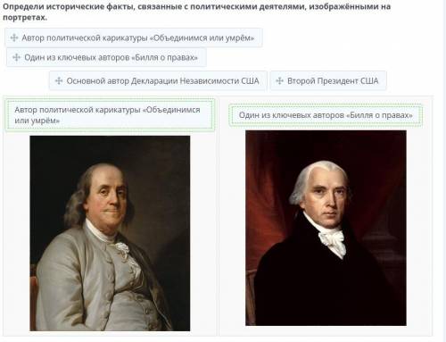 определить исторические факты связанные с политическими деятелями изображенных на портретах автор по