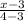 \frac{x-3}{4-3}