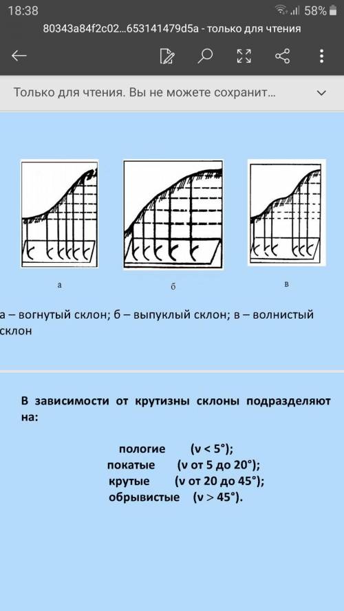 Определите с пом. горизонталей на рис. 8 крутизну склонов Каттатепа​