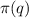 \pi(q)