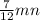 \frac{7}{12} mn