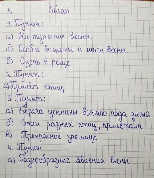 Составьте сложный план к тексту В середине великого поста наступила сильная оттепель. Снег быстро на