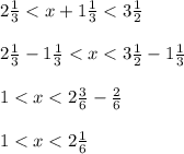 2\frac{1}{3}