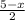 \frac{5 - x}{2}