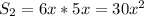 S_2=6x*5x=30x^2