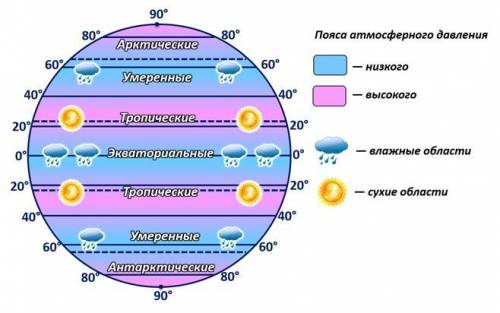 Определи типы воздушных масс по их свойствам. 1. Эти воздушные массы не имеют морской разновидности.