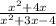 \frac{x^{2}+4x }{x^{2} +3x-4}