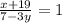 \frac{x+19}{7-3y}=1