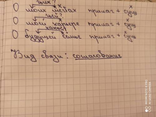 О моих мечтах,будущей карьере, будущей семье , какой вид словосочетаний