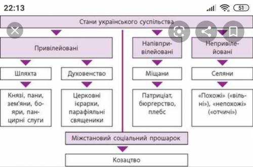 Пояснити привілейованої верстви населення:​