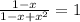 \frac{1-x}{1-x+x^2} =1