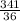 \frac{341}{36}