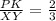 \frac{PK}{XY} =\frac{2}{3}