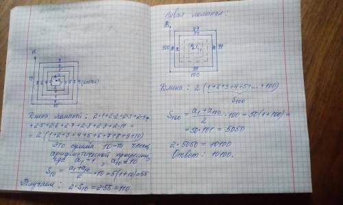 На клетчатой бумаге с размером клетки 1 1× нарисован узор «Змейка», представляющий из себя ломаную,